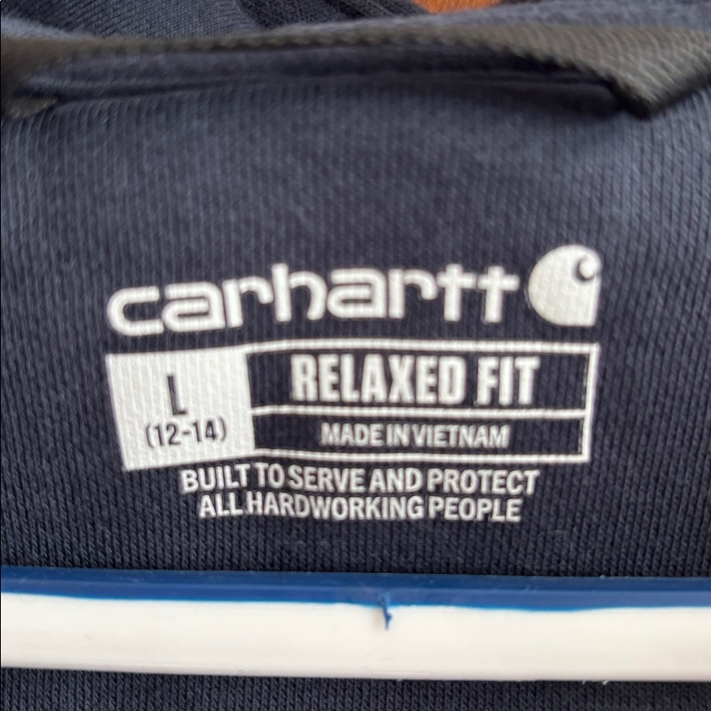 Carhartt Navy Full-Zip Hoodie - Picture 3 of 3